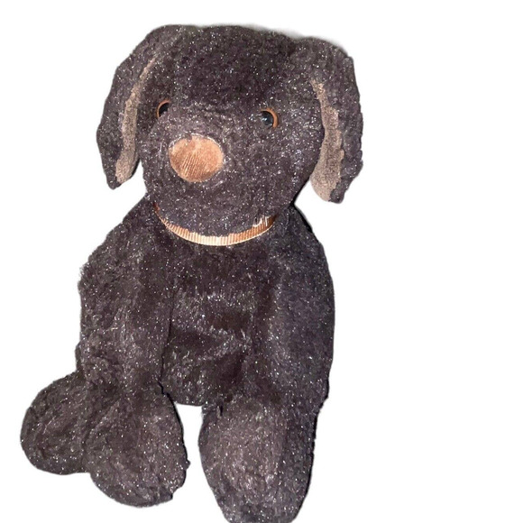 Brookstone Toys Brookstone Nap Puppy Dog Dark Brown Plush With
